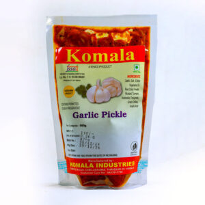 garlic pickle (veluthulli achar)